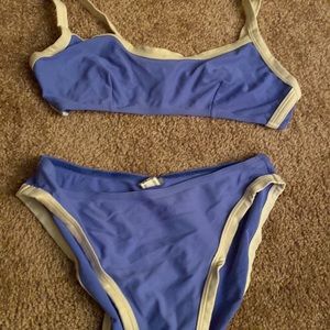 Sporty 2 pc swim suit from Italy.